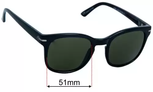 Sunglass Fix Lentilles de Remplacement pour Electric Rip Rock - 51mm Wide Electric Rip Rock Lentilles de Remplacement 51mm wide