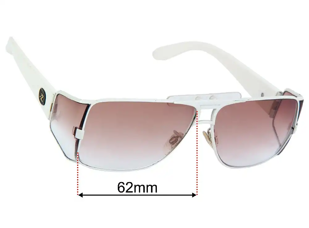 Sunglass Fix Lentilles de Remplacement pour Von Zipper Brooklyn - 62mm Wide - Side View Sunglass Fix Lentilles de Remplacement pour Von Zipper Brooklyn - 62mm Wide - Side View