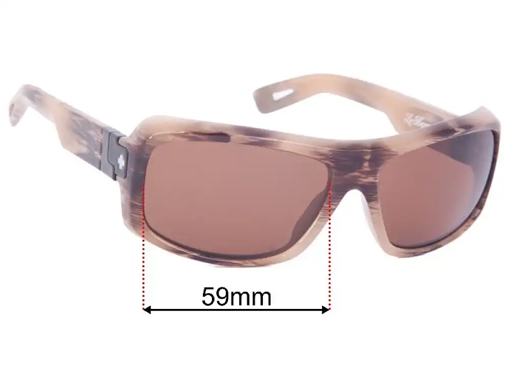 Sunglass Fix Lentilles de Remplacement pour Spy Optic Le Baron - 59mm Wide Sunglass Fix Lentilles de Remplacement pour Spy Optic Le Baron - 59mm Wide