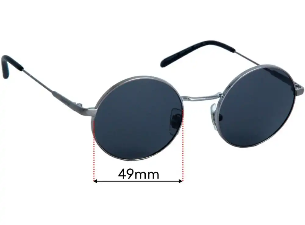 Sunglass Fix Verres de Remplacement pour Arnette Drophead - 49mm Wide Sunglass Fix Verres de Remplacement pour Arnette Drophead - 49mm Wide