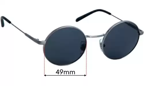 Sunglass Fix Verres de Remplacement pour Arnette Drophead - 49mm Wide Arnette Drophead Verres de Remplacement 49mm wide
