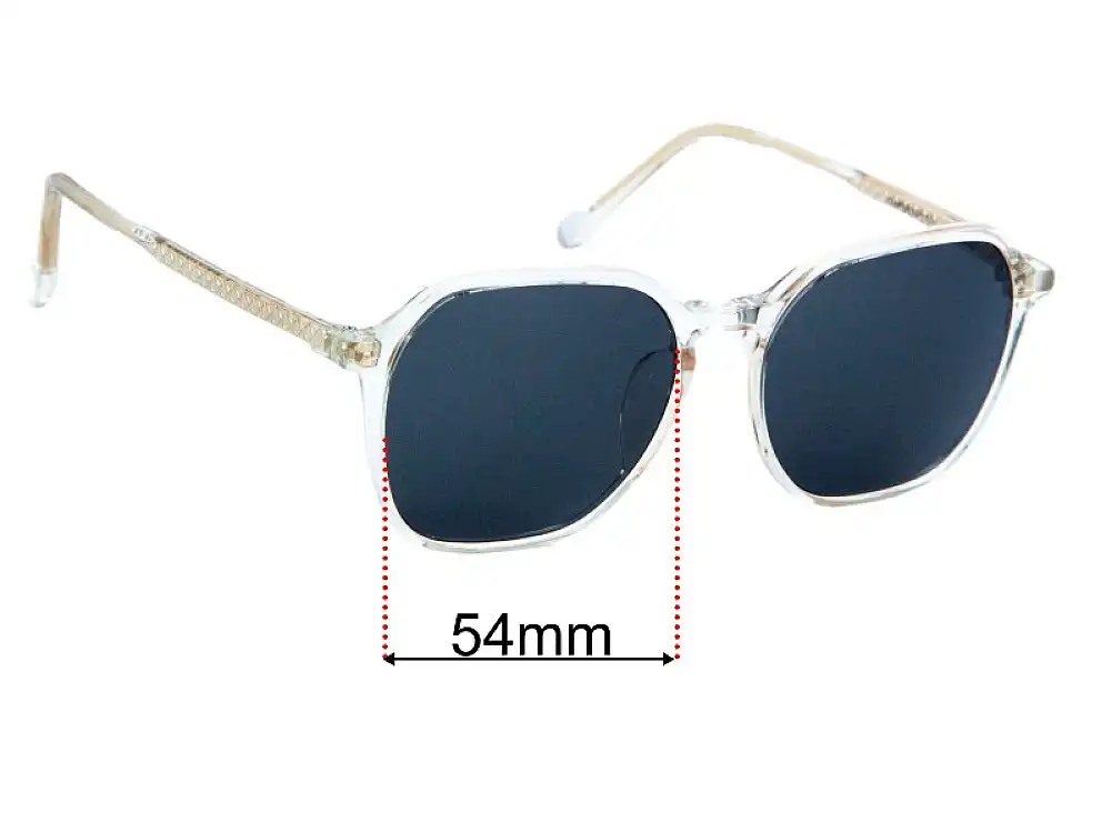 Sunglass Fix Replacement Lenses for Owndays Owndays NC3017J - 54mm Wide Sunglass Fix Replacement Lenses for Owndays Owndays NC3017J - 54mm Wide