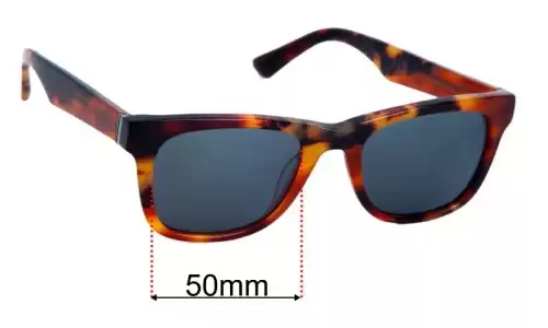 Sunglass Fix Lentilles de Remplacement pour Von Zipper Faraway - 50mm Wide Von Zipper Faraway Lentilles de Remplacement 50mm wide