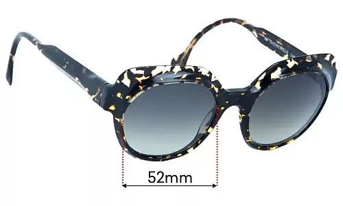 Sunglass Fix Lentilles de Remplacement pour Res Rei Andromeda - 52mm Wide Res Rei Andromeda Lentilles de Remplacement 52mm wide