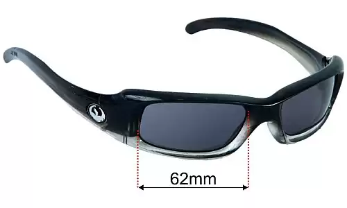 Sunglass Fix Lentilles de Remplacement pour Arnette Grifter AN4221 - 62mm Wide Arnette Grifter AN4221 Lentilles de Remplacement 62mm wide