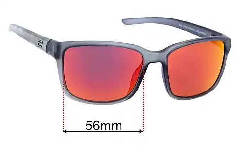 Sunglass Fix Replacement Lenses for Dirty Dog Slay - 56mm Wide Dirty Dog Slay Replacement Lenses 56mm wide