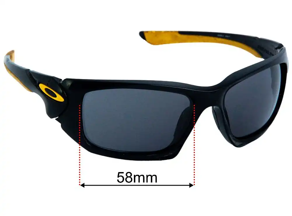 Sunglass Fix Lentilles de Remplacement pour Oakley Scalpel OO9095 (Asian Fit) - 58mm Wide Sunglass Fix Lentilles de Remplacement pour Oakley Scalpel OO9095 (Asian Fit) - 58mm Wide