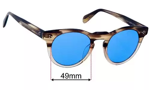 Sunglass Fix Lentilles de Remplacement pour Oliver Peoples OV5453SU Lewen - 49mm Wide Oliver Peoples OV5453SU Lewen Lentilles de Remplacement 49mm wide