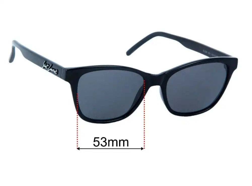 Sunglass Fix Replacement Lenses for Saint Laurent SL 338 - 53mm Wide Sunglass Fix Replacement Lenses for Saint Laurent SL 338 - 53mm Wide