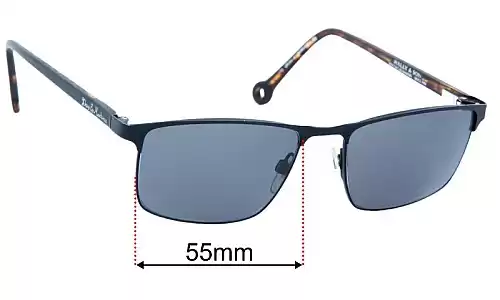 Sunglass Fix Lentilles de Remplacement pour Deus Ex Machina DEUS 2 - 55mm Wide Deus Ex Machina DEUS 2 Lentilles de Remplacement 55mm wide