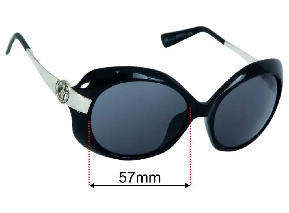 Sunglass Fix Lentilles de Remplacement pour Giorgio Armani GA 479/S - 57mm Wide Sunglass Fix Lentilles de Remplacement pour Giorgio Armani GA 479/S - 57mm Wide