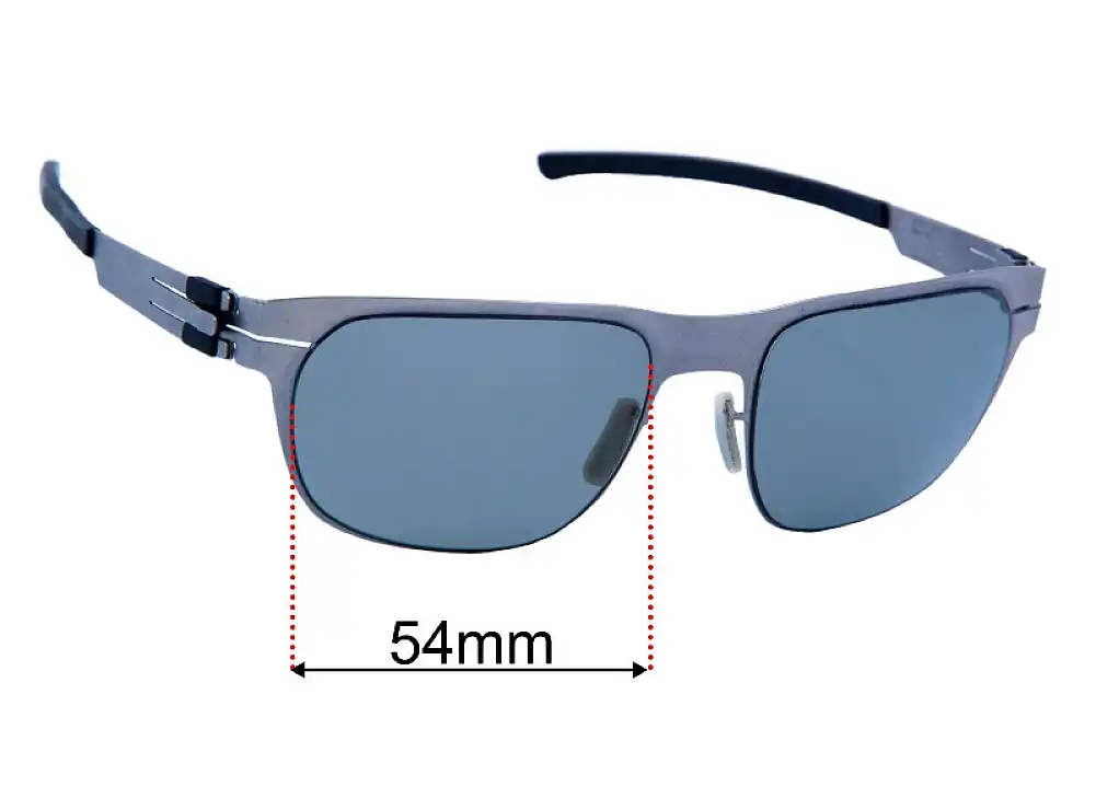 Sunglass Fix Replacement Lenses for IC! Berlin Dwight (Onono) 54mm Sunglass Fix Replacement Lenses for IC! Berlin Dwight (Onono) 54mm