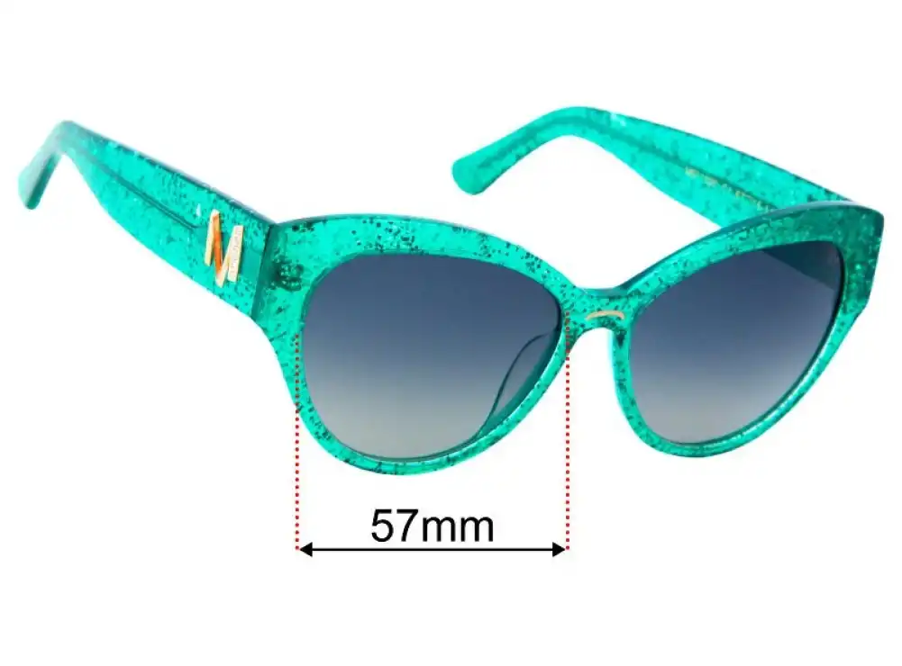 Sunglass Fix Lentilles de Remplacement pour Maude MS11020 - 57mm Wide Sunglass Fix Lentilles de Remplacement pour Maude MS11020 - 57mm Wide