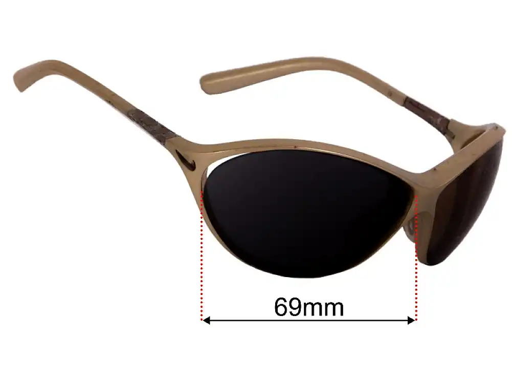 Sunglass Fix Lentilles de Remplacement pour Nike EV0469 Inspire - 69mm Wide Sunglass Fix Lentilles de Remplacement pour Nike EV0469 Inspire - 69mm Wide
