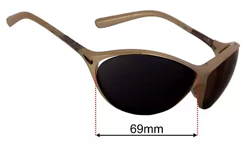 Sunglass Fix Lentilles de Remplacement pour Nike EV0469 Inspire - 69mm Wide Nike EV0469 Inspire Lentilles de Remplacement 69mm wide