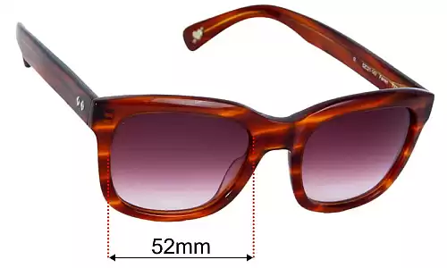 Sunglass Fix Lentilles de Remplacement pour Paul Smith Farren - 52mm Wide Paul Smith Farren Lentilles de Remplacement 52mm wide