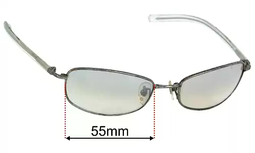 Sunglass Fix Lentilles de Remplacement pour Ray Ban RB3231 - 55mm Wide Ray Ban RB3231 Lentilles de Remplacement 55mm wide