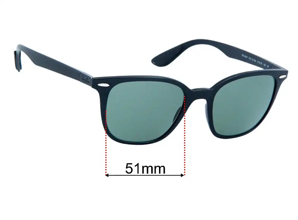 Sunglass Fix Lentilles de Remplacement pour Ray-Ban RB4297 - 51mm Wide Sunglass Fix Lentilles de Remplacement pour Ray-Ban RB4297 - 51mm Wide