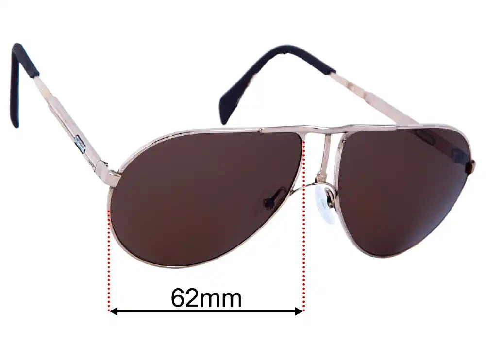 Sunglass Fix Lentilles de Remplacement pour Carrera 5306 - 62mm Wide Sunglass Fix Lentilles de Remplacement pour Carrera 5306 - 62mm Wide