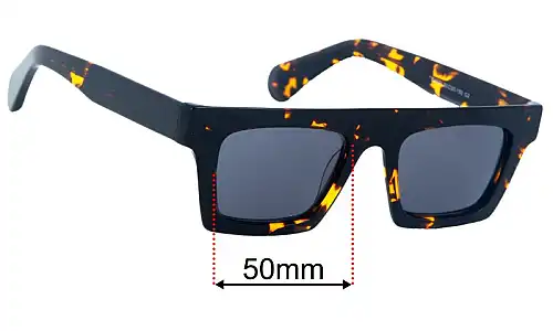 Sunglass Fix Lentilles de Remplacement pour Yesglasses Senda - 50mm Wide Yesglasses Senda Lentilles de Remplacement 50mm wide