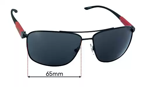 Sunglass Fix Lentilles de Remplacement pour Arnette Beverlee AN3089 - 65mm Wide Arnette Beverlee AN3089 Lentilles de Remplacement 65mm wide