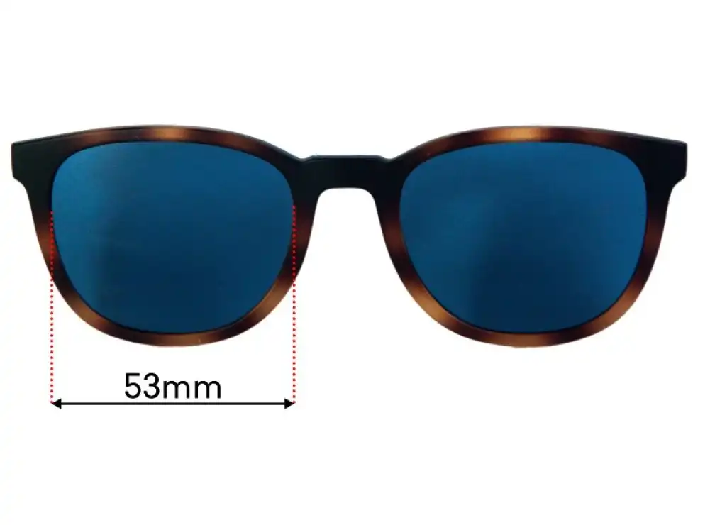 Sunglass Fix Lentilles de Remplacement pour Arnette Momos AN4289 (CLIP ON) - 53mm Wide Sunglass Fix Lentilles de Remplacement pour Arnette Momos AN4289 (CLIP ON) - 53mm Wide