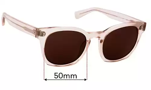 Sunglass Fix Lentilles de Remplacement pour Assembly Label Frame 01 - 50mm Wide Assembly Label Frame 01 Lentilles de Remplacement 50mm wide
