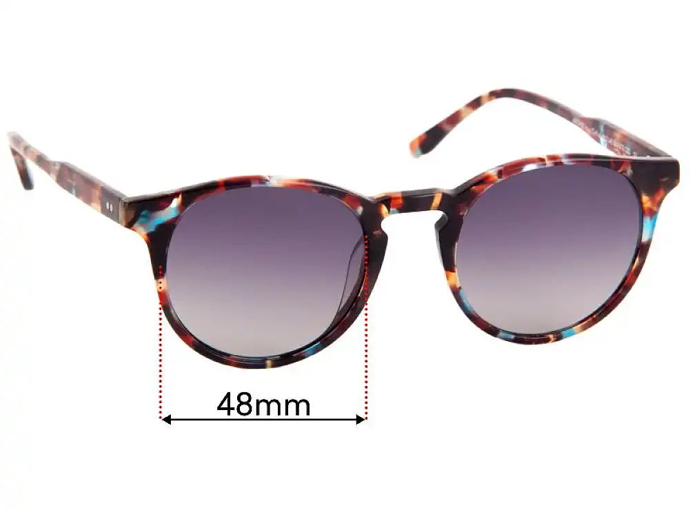 Sunglass Fix Lentilles de Remplacement pour Bailey Nelson Archer - 48mm Wide Sunglass Fix Lentilles de Remplacement pour Bailey Nelson Archer - 48mm Wide
