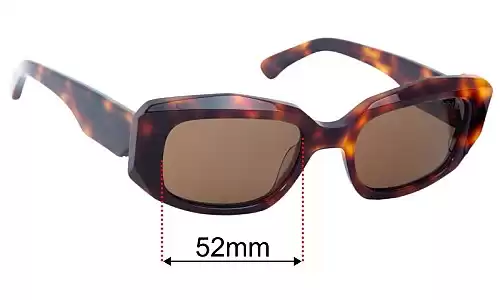 Sunglass Fix Lentilles de Remplacement pour Childe Vivify - 52mm Wide Childe Vivify Lentilles de Remplacement 52mm wide