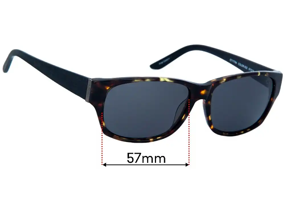 Sunglass Fix Lentilles de Remplacement pour Esprit ET17784 - 57mm Wide Sunglass Fix Lentilles de Remplacement pour Esprit ET17784 - 57mm Wide