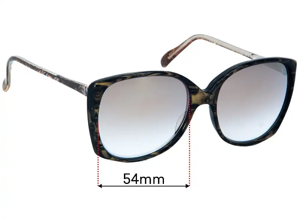 Sunglass Fix Lentilles de Remplacement pour Fernand Mottier NO. 4916 - 54mm Wide Sunglass Fix Lentilles de Remplacement pour Fernand Mottier NO. 4916 - 54mm Wide