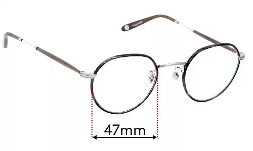Sunglass Fix Lentilles de Remplacement pour Garrett Leight California - 47mm Wide Garrett Leight California Lentilles de Remplacement 47mm wide