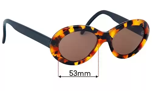 Sunglass Fix Lentilles de Remplacement pour Leonard Opticians Fermata D'Autobus - 53mm Wide Leonard Opticians Fermata D'Autobus Lentilles de Remplacement 53mm wide