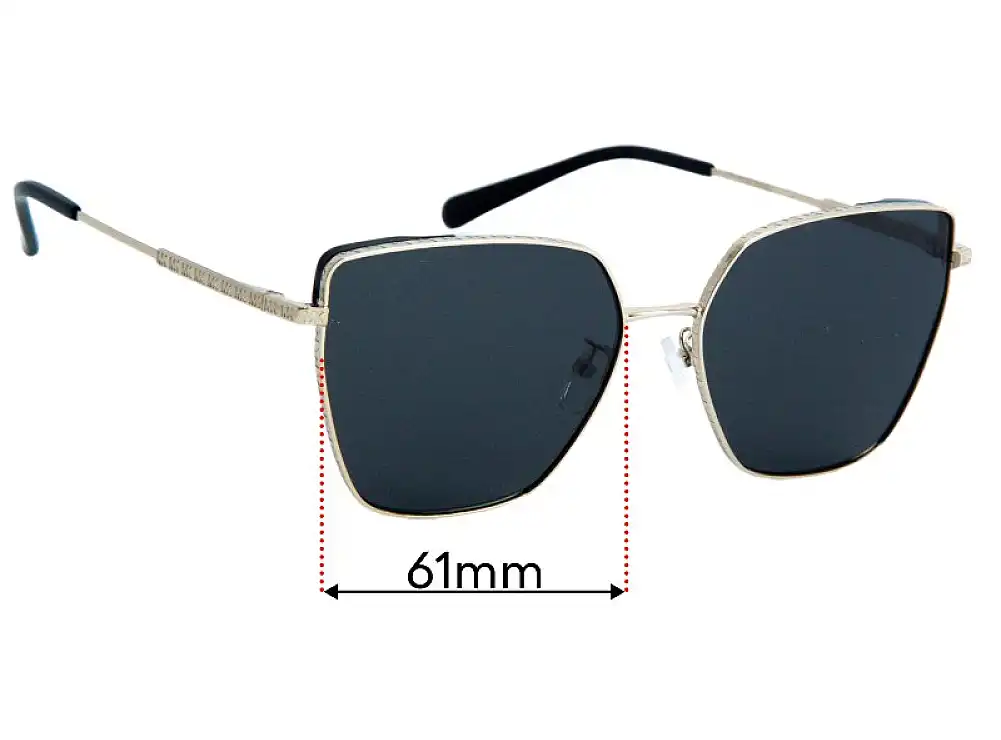 Sunglass Fix Lentilles de Remplacement pour Michael Kors MK1143D Fuji - 61mm Wide Sunglass Fix Lentilles de Remplacement pour Michael Kors MK1143D Fuji - 61mm Wide