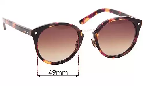 Sunglass Fix Lentilles de Remplacement pour Owndays Owndays SWA3004 - 49mm Wide Owndays Owndays SWA3004 Lentilles de Remplacement 49mm wide