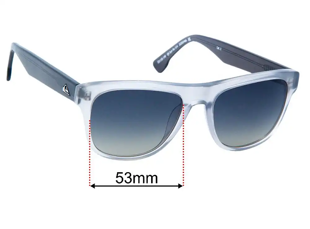 Sunglass Fix Lentilles de Remplacement pour Quiksilver QS Sun Rx 114 - 53mm Wide Sunglass Fix Lentilles de Remplacement pour Quiksilver QS Sun Rx 114 - 53mm Wide