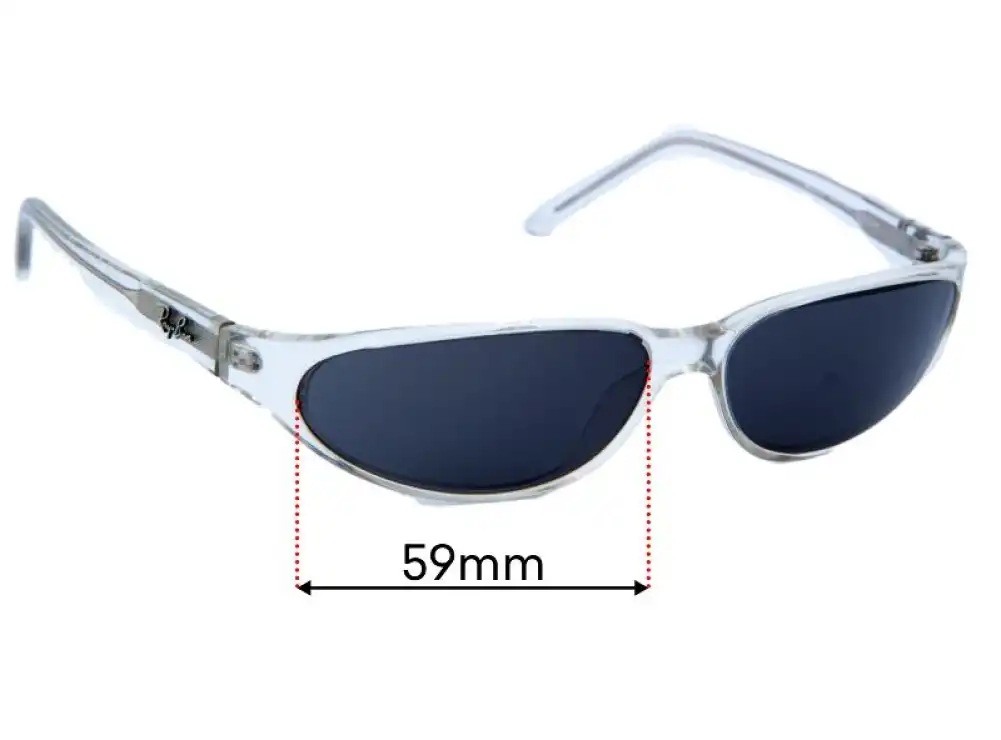 Sunglass Fix Lentilles de Remplacement pour Ray Ban RB2112 PS Stalker - 59mm Wide Sunglass Fix Lentilles de Remplacement pour Ray Ban RB2112 PS Stalker - 59mm Wide