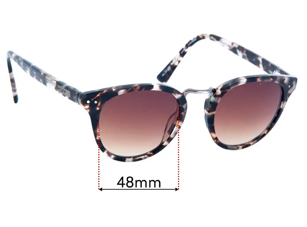 Sunglass Fix Lentilles de Remplacement pour Roxy Joplin Sun Rx - 48mm Wide Sunglass Fix Lentilles de Remplacement pour Roxy Joplin Sun Rx - 48mm Wide