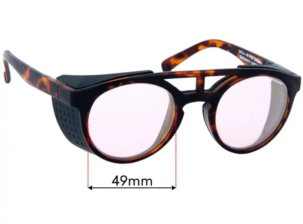Sunglass Fix Lentilles de Remplacement pour Shinesty The Sun Cafe - 49mm Wide Sunglass Fix Lentilles de Remplacement pour Shinesty The Sun Cafe - 49mm Wide
