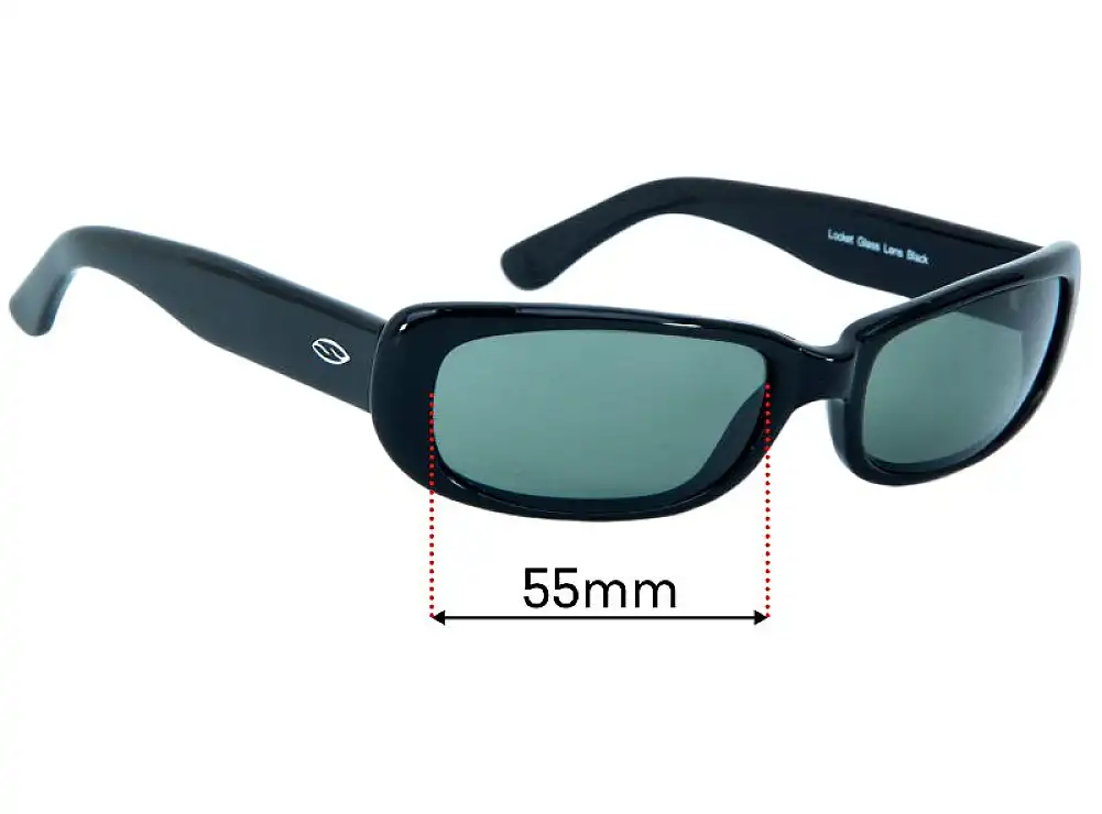 Sunglass Fix Lentilles de Remplacement pour Smith Locket - 55mm Wide Sunglass Fix Lentilles de Remplacement pour Smith Locket - 55mm Wide