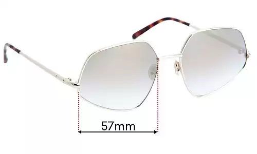 Sunglass Fix Lentilles de Remplacement pour Sportmax SM5010 - 55mm Wide Sportmax SM5010 Lentilles de Remplacement 55mm wide