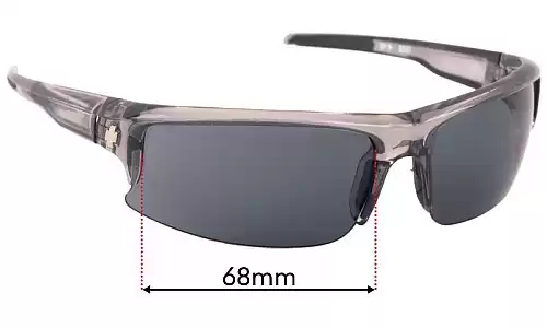 Sunglass Fix Lentilles de Remplacement pour Spy Optic Rivet - 68mm Wide Spy Optic Rivet Lentilles de Remplacement 68mm wide