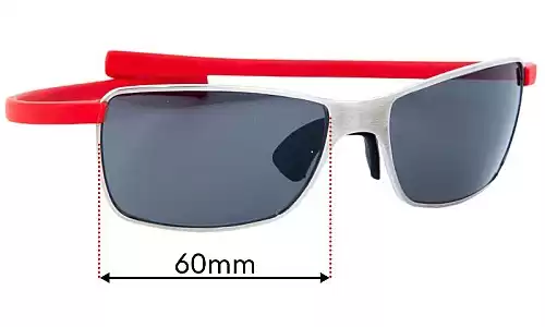 Sunglass Fix Lentilles de Remplacement pour Tag Heuer TH5022 - 60mm Wide Tag Heuer TH5022 Lentilles de Remplacement 60mm wide