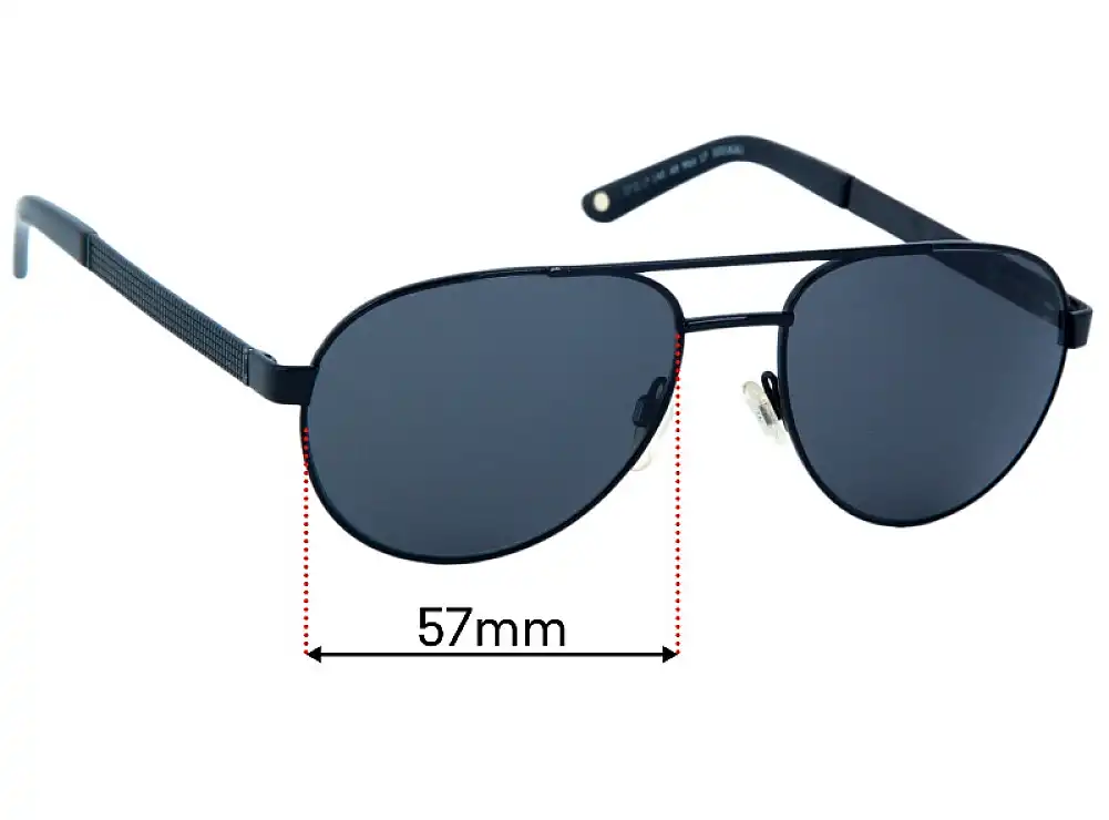 Sunglass Fix Lentilles de Remplacement pour Alex Perry AP Men 17 - 57mm Wide Sunglass Fix Lentilles de Remplacement pour Alex Perry AP Men 17 - 57mm Wide