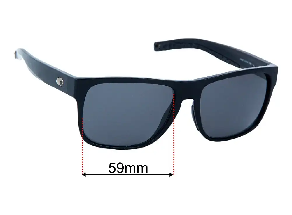 Sunglass Fix Replacement Lenses for Costa Del Mar Spearo XL 59mm Sunglass Fix Replacement Lenses for Costa Del Mar Spearo XL 59mm
