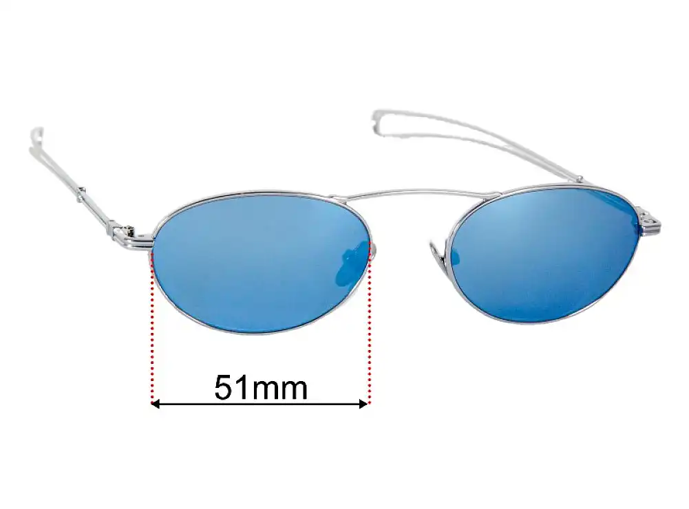 Sunglass Fix Lentilles de Remplacement pour Edel Optics JB 11 - 51mm Wide Sunglass Fix Lentilles de Remplacement pour Edel Optics JB 11 - 51mm Wide