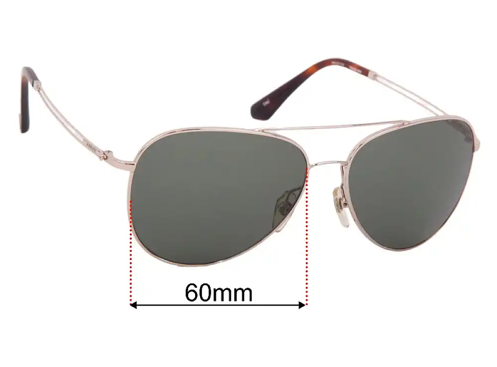 Sunglass Fix Lentilles de Remplacement pour Horien N-6259 - 60mm Wide Sunglass Fix Lentilles de Remplacement pour Horien N-6259 - 60mm Wide