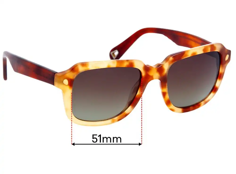Sunglass Fix Lentilles de Remplacement pour Lucy Folk Astral Traveller - 51mm Wide Sunglass Fix Lentilles de Remplacement pour Lucy Folk Astral Traveller - 51mm Wide