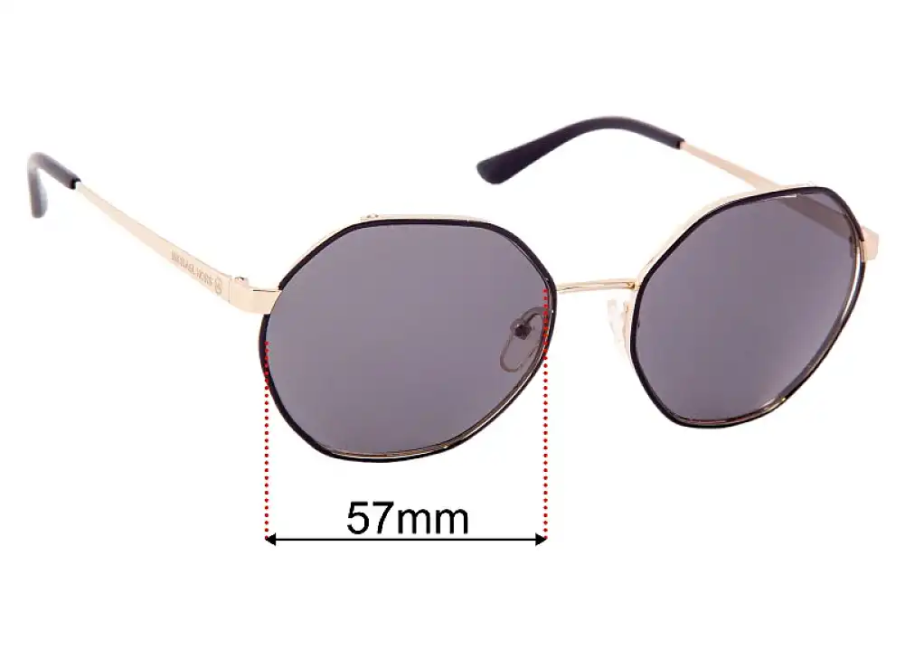 Michael Kors MK1072 Porto Replacement Lenses 57mm Michael Kors MK1072 Porto Replacement Lenses 57mm