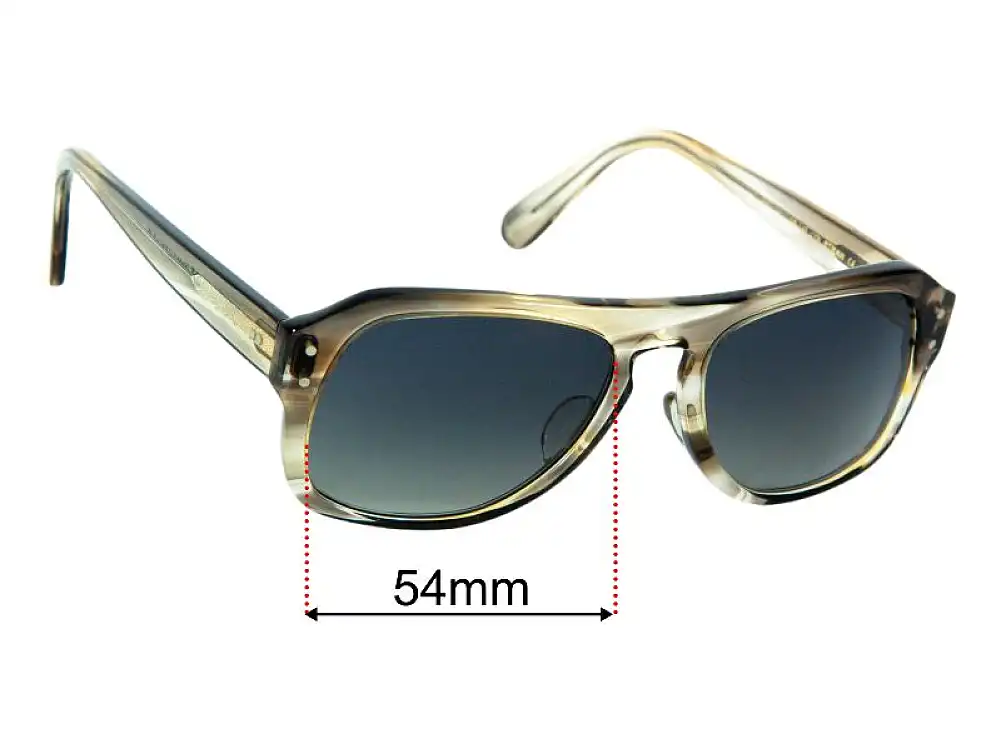 Sunglass Fix Replacement Lenses for Moscot Sechel - 54mm Wide Sunglass Fix Replacement Lenses for Moscot Sechel - 54mm Wide